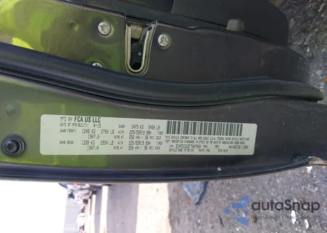 2015 Dodge Journey Crossroad from USA, damaged, VIN 3C4PDCGG2FT687050